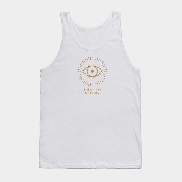 Unisex Third Eye Opening - Open Chakra Intuition Spiritual Power Yoga Meditation Zen Tank Top by Apropos of Light